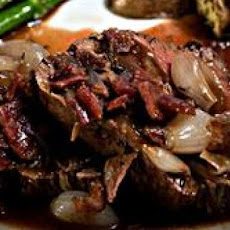 Beef Tenderloin With Roasted Shallots