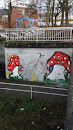 Big Mushrooms Street Art