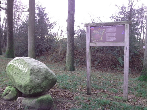 Dwingelerveld Hike Route Sign and Start Point
