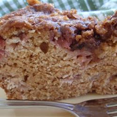 Rhubarb Coffee Cake