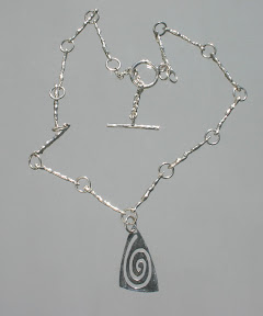 sails pendant spiral /drift wood chain