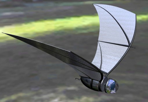 どこまでも いつまでも追って来るコウモリ風小型偵察機。[COM BAT by University Of Michigan College Of Engineering]