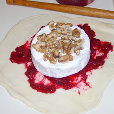 Cranberry and Walnut Baked Brie