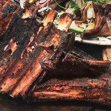Dinosaur Bones with Chipotle-Cherry Barbecue Sauce