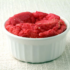 Beet Soufflé with Lemony Horseradish Crème Fraîche