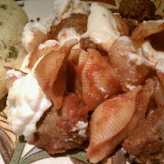 Cheesy Italian Meatball Casserole