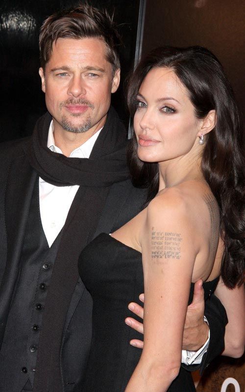 Angelina Jolie and Brad Pitt of sexy photos