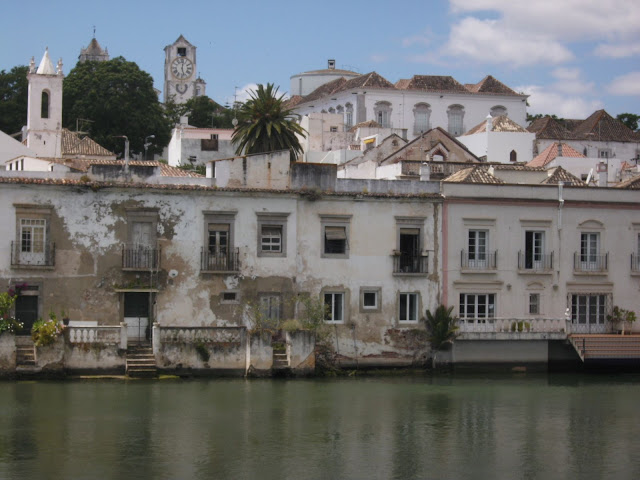 A view of the historic city of Tavira from the Ponte Romana