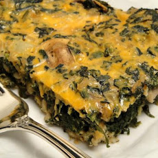 Brown Rice and Spinach Casserole