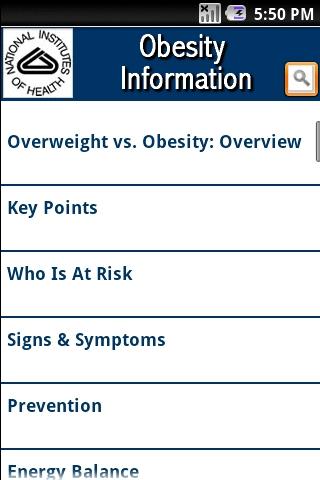 NIH: Obesity Information