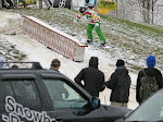 Mark Reininga at the Save The Snow rail jam in Fredonia, NY.  www.snowrev.com in full effect