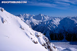 Nova Zelândia Heli terreno no sul da Alpes