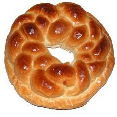 Romanian Cozonac  or Colac - a Christmas Bread