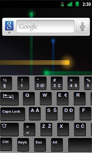 MaxiKeys Swedish black layout