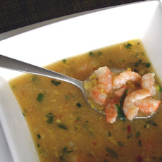 Spicy Sweetcorn and Shrimp Soup