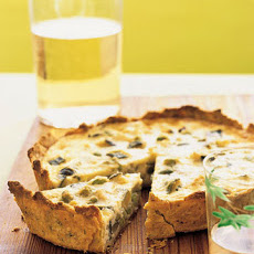 Zucchini and Edamame Quiche