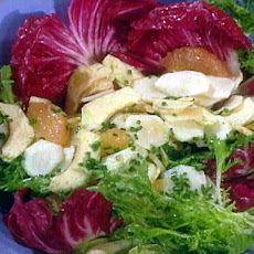 Salad of Shaved Artichokes and Sunchokes with Grapefruit and Chicories