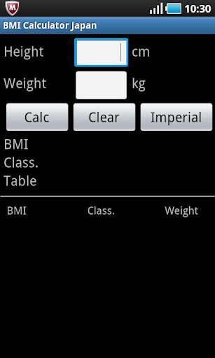 BMI Calculator Japan