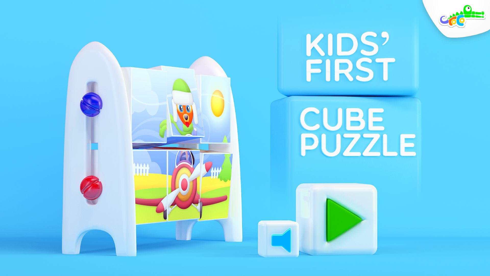 Android application Kids’ First Cubes Puzzle screenshort