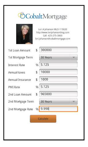 Lori A Johanson's Mortgage Cal