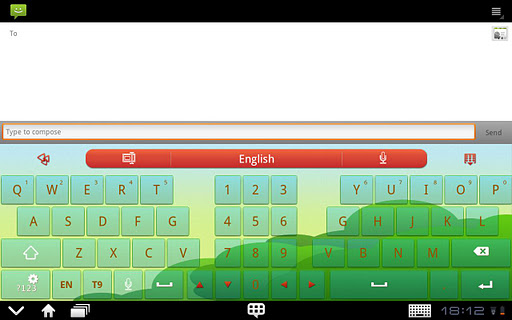 go-keyboard-littleredcap-pad for android screenshot