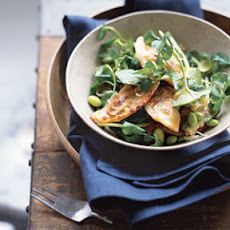 Pan-Seared Dumpling Salad