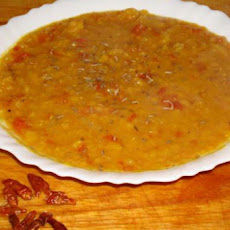 Red Lentil and Apricot Soup