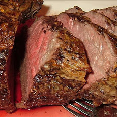 Roast Beef Tenderloin With Red Wine & Shallot Sauce