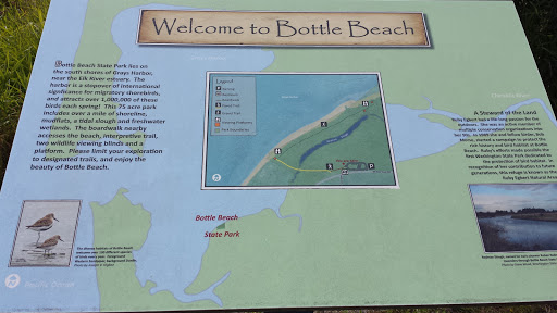 Welcome To Bottle Beach Sign