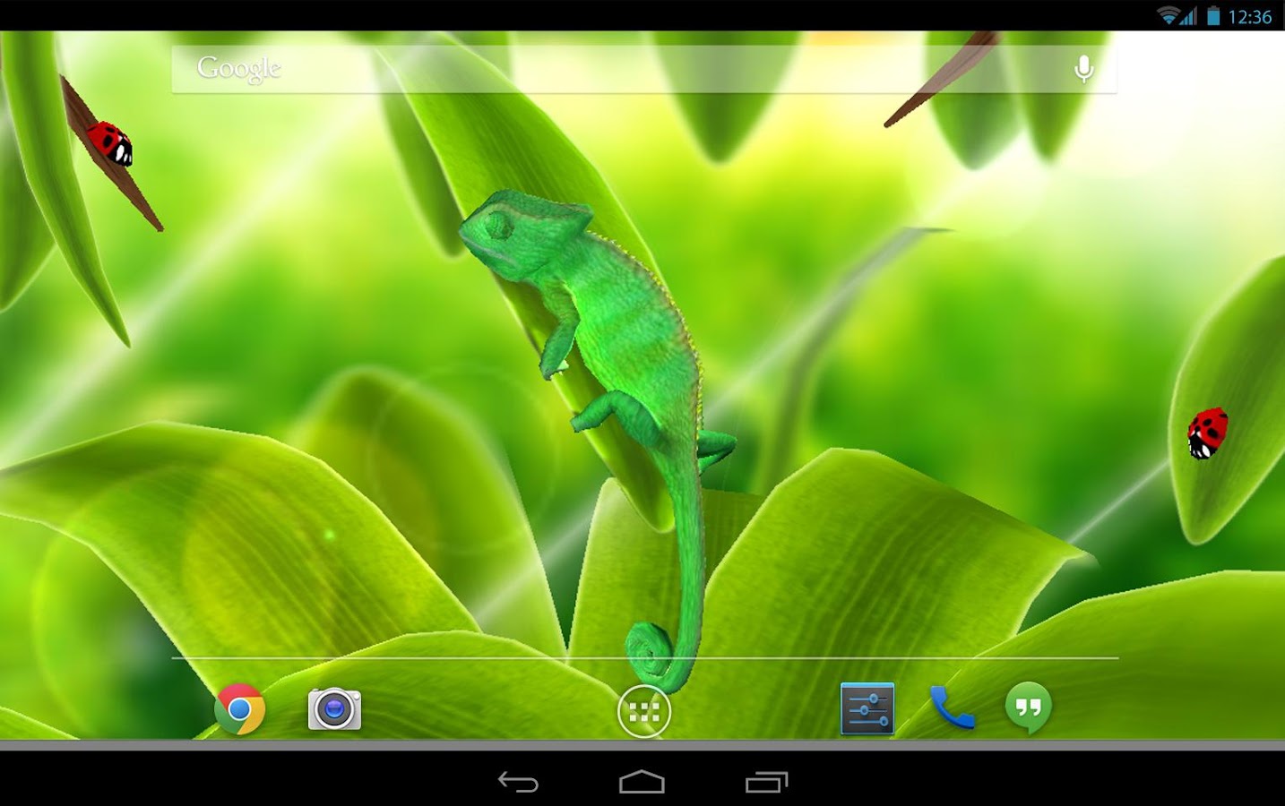    Chameleon 3D Live Wallpaper- screenshot  