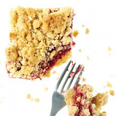 Raspberry Cornmeal Crumble Bars