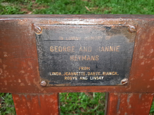 Heymans Memorial Bench 