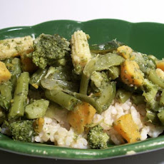 Coco-Banana's Thai Green Vegetable Curry