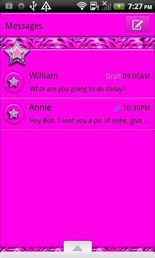 GO SMS THEME CircusTiger4U