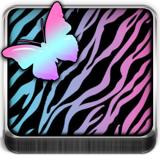 THEME - Pastel Zebra Butterfly 個人化 App LOGO-APP開箱王