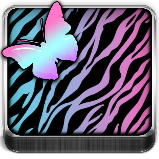 THEME - Pastel Zebra Butterfly LOGO-APP點子