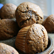 Mocha Muffins With Chocolate Chips and Pecans