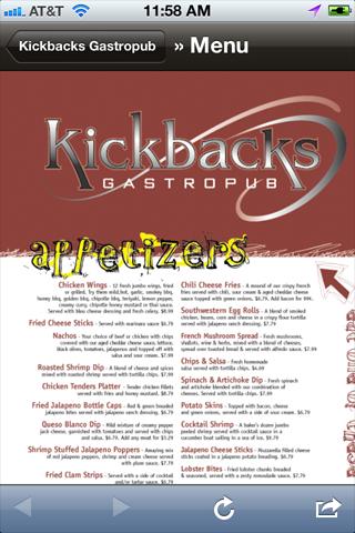 【免費旅遊App】Kickbacks Gastropub-APP點子