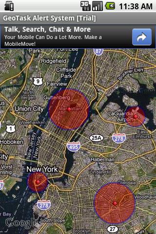 GeoTask Alert System Trial