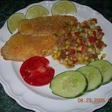 Kim's Tilapia With Maque Choux