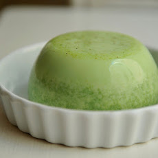 Spinach and Garlic Panna Cotta