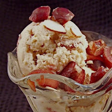 Light Cherry Amaretto Cheesecake Ice Cream