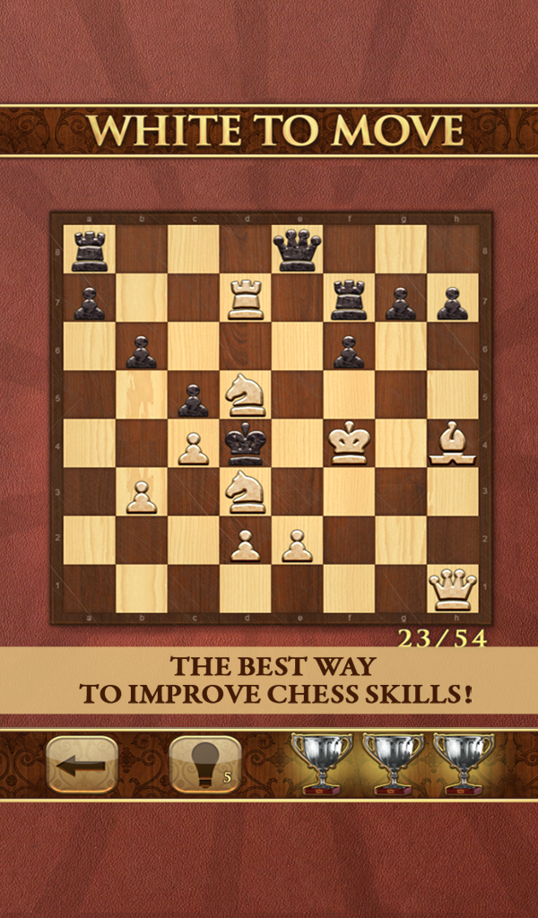 Android application Mate in One Move: Chess Puzzle screenshort