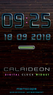 How to download CALAIDEON Digital Clock Widget patch 2.60 apk for pc