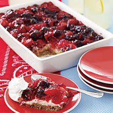 Mixed-Berry Pretzel Tart
