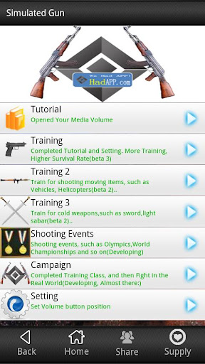 simulated-gun for android screenshot