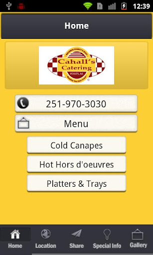 Cahall’s Catering