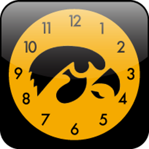 Iowa Hawkeye Clock Widget LOGO-APP點子