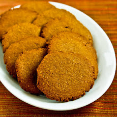 Low-Sugar and Whole Wheat Molasses-Almond Cookies