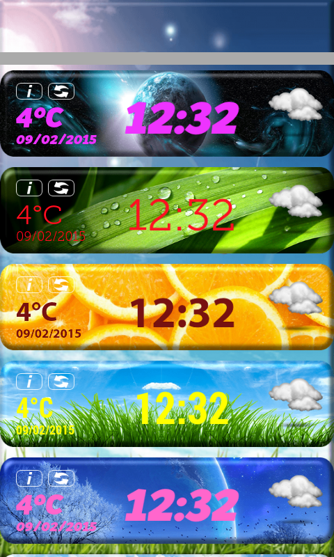 HD Виджет Погоды Часы — приложение на Android